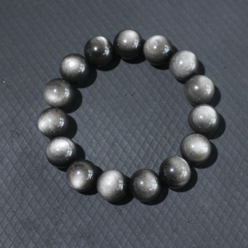 天然银曜石多规格男女款手串