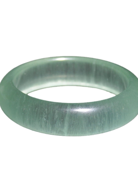 水玉冰魄天然彩萤石发丝蓝绿手镯