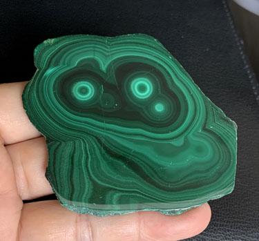 水玉冰魄天然孔雀石原石毛料切片把玩 手把件 纹理漂亮 小摆件