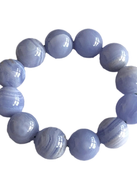 水玉冰魄天然蓝玉髓男中号小号