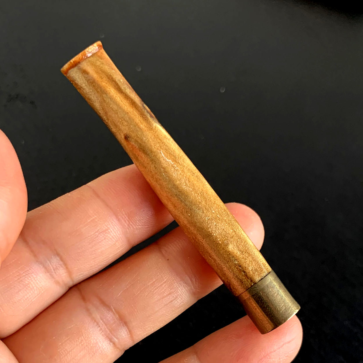 天然海柳烟斗绿玛瑙烟杆