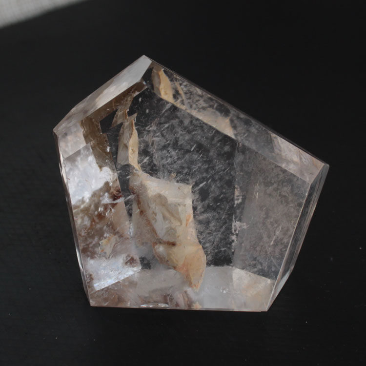 水玉冰魄天然白幽灵水晶摆件白水晶原石把玩石中石景石手把件奇石
