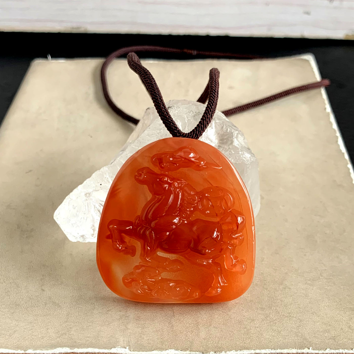 马到成功天然南红玛瑙生肖蛇公鸡