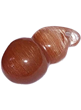 天然红兔毛葫芦吊坠红发晶实物