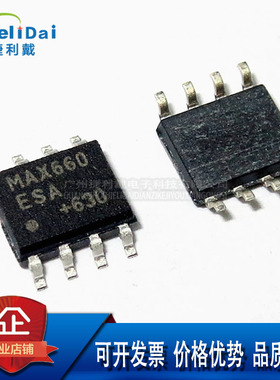 MAX660ESA+T MAX660ESA SOP-8 MAXIM开关电压调节器5.5V100mA升压
