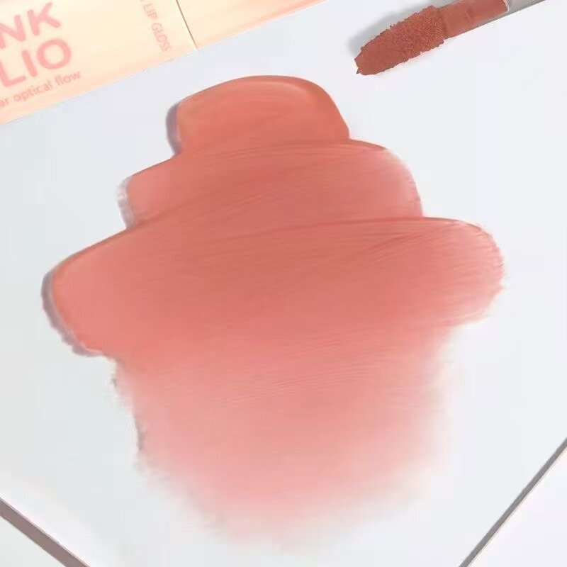 疏离感冷调粉夏日荔枝色丝绒柔雾哑光唇泥奶杏色显白素颜日常唇釉