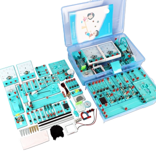 小学生电路简单电路实验套装器材电学实验盒闭合科学学具实验室并联串联材料电珠灯座开关点亮小灯泡
