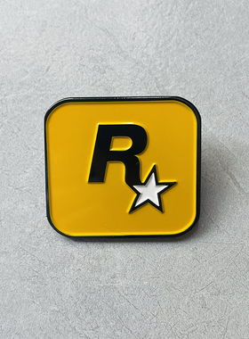 R星游戏周边金属徽章游戏周边胸针背包饰品生日礼物