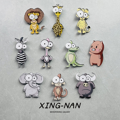 卡通动物鸵鸟狮子可爱动物胸针