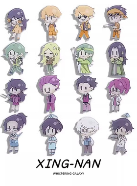 MBTI周边16人型格可爱微章胸针infp学生书包挂件饰品生日礼物徽章