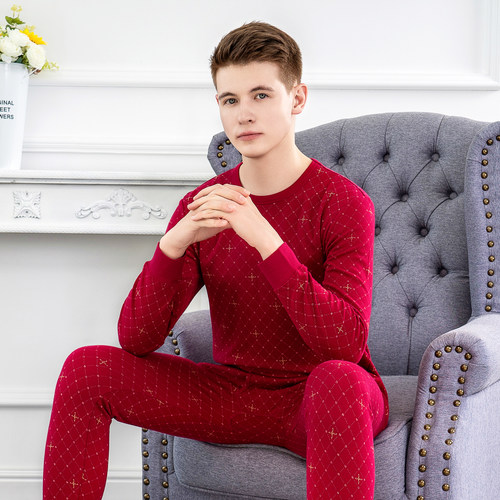 特价新款专柜同步枣红内衣套装