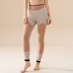 女士加绒高腰护膝能过冬保暖裤 意大莱三层加厚驼绒男冬季 加厚棉裤