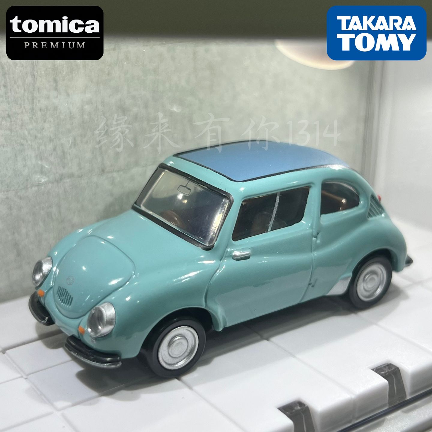 日本进口TMKARA多美卡黑盒旗舰版TP35斯巴鲁360 初回款合金车模型