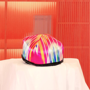 新疆维吾尔族小花帽艾特莱斯头饰民族特色帽子新疆维族头饰辫子帽