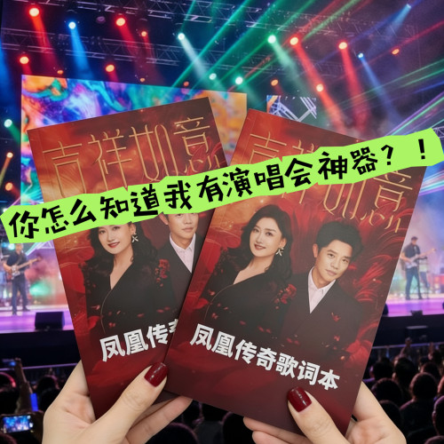 【吉祥如意】2026演唱会歌词本曾毅玲花凤凰传奇周边歌词纪念册
