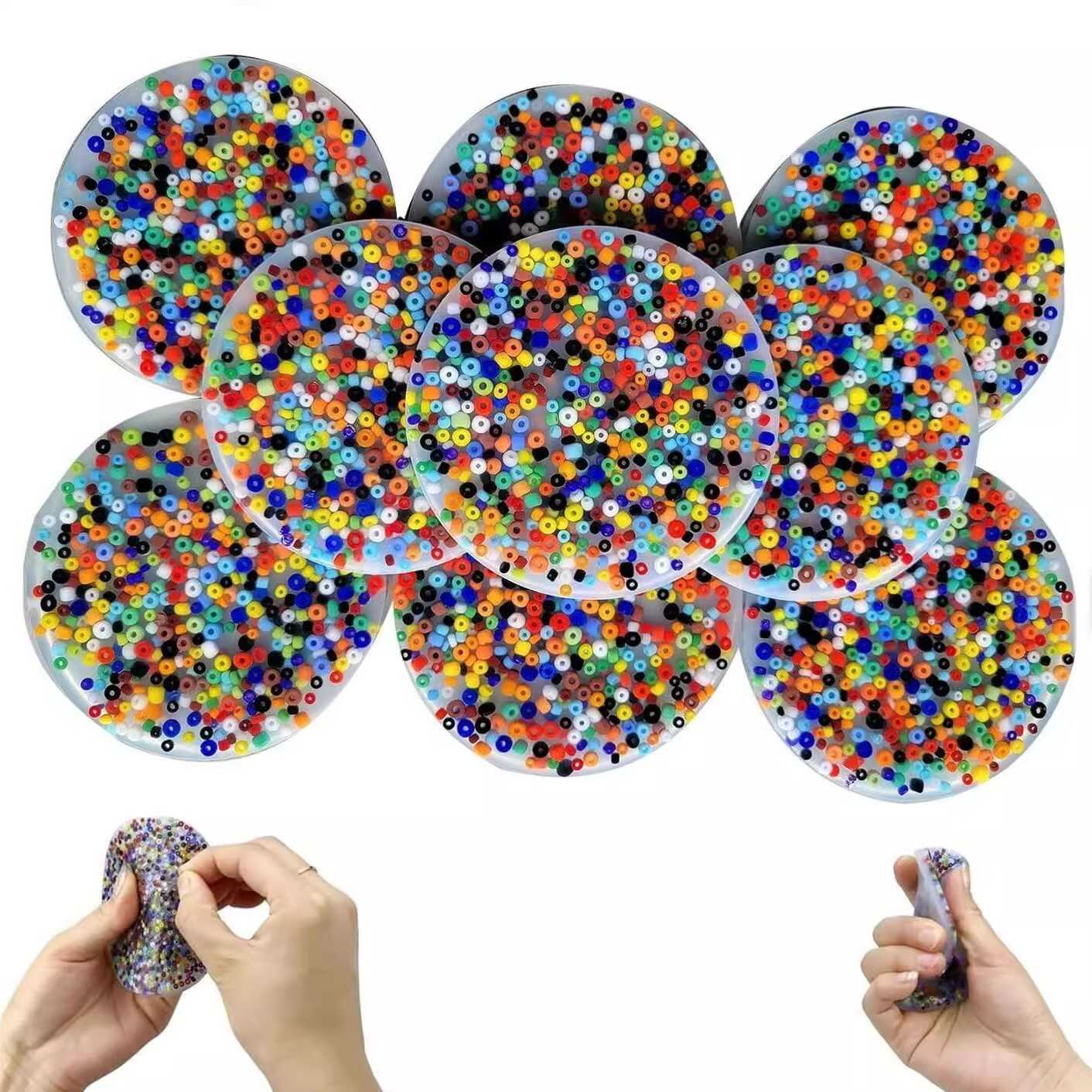 扒皮玩具减压扣珠子adhd注意力