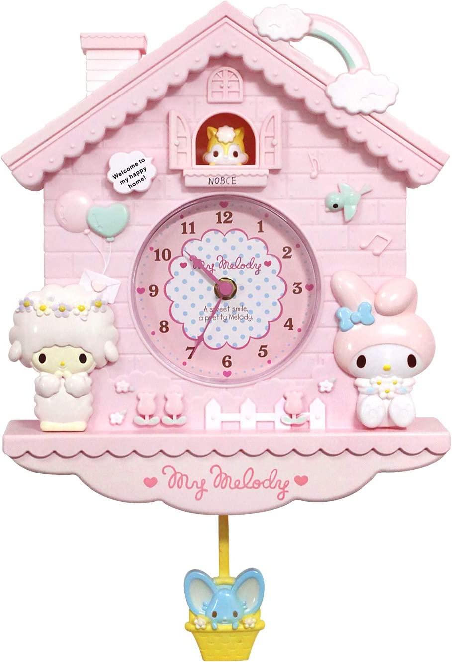 kids wall swin clock quartz cartoon girls home decro摇摆挂钟