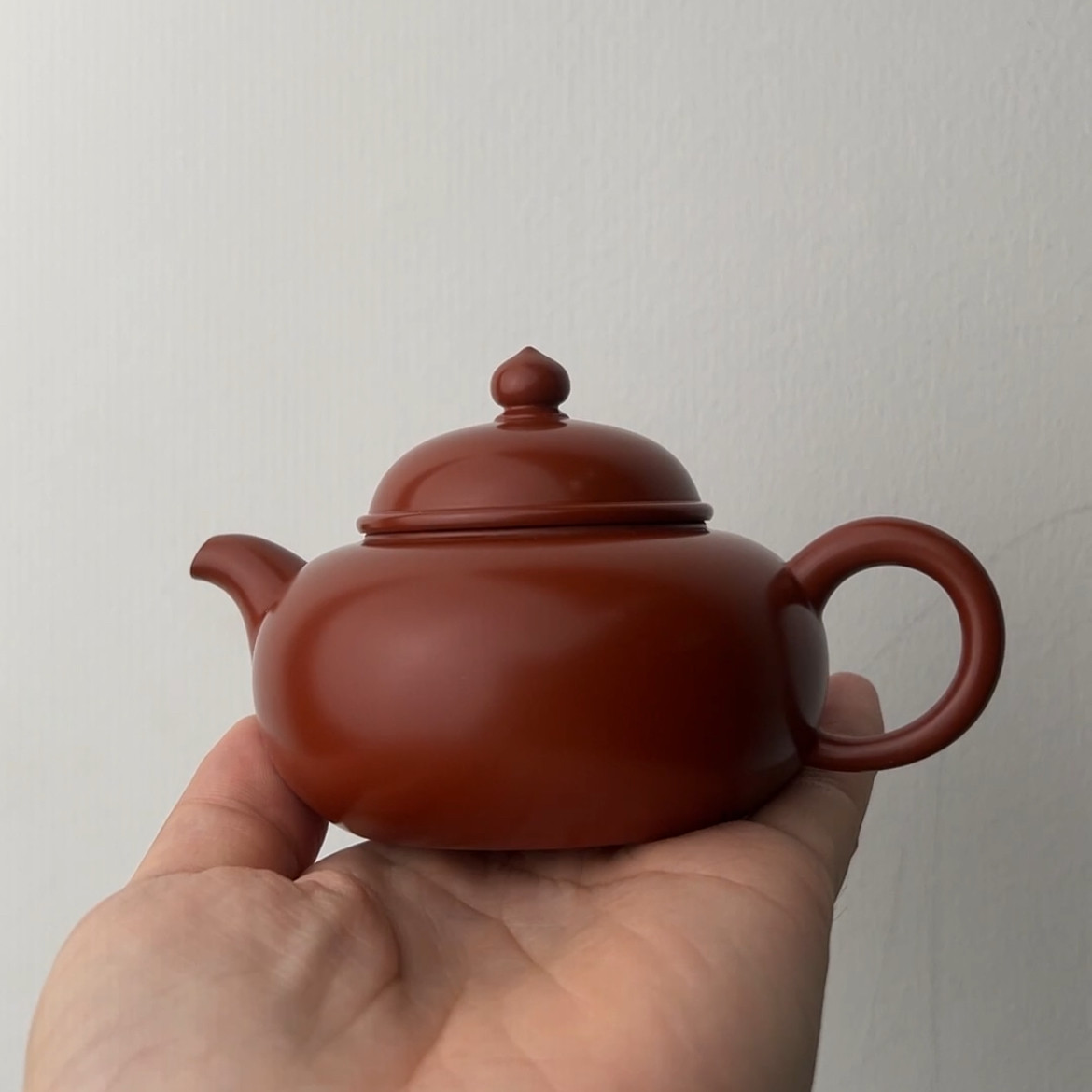 老安顺章广鑫吴佩暖潮州手拉壶朱泥壶陈腐朱泥笑樱仿古壶小品壶