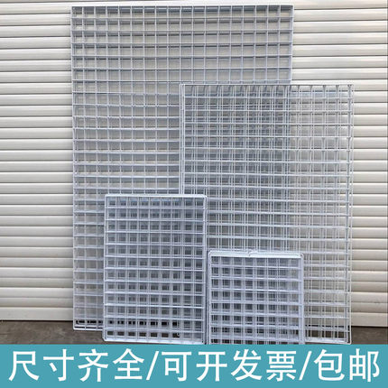 网格照片墙ins少女卧室装饰物大学生宿舍白色置物架北欧网红挂框