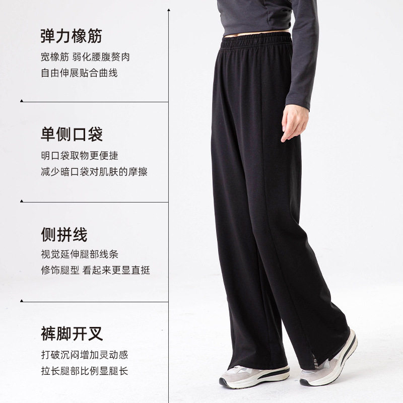 裤子女款加绒发热空气层休闲裤