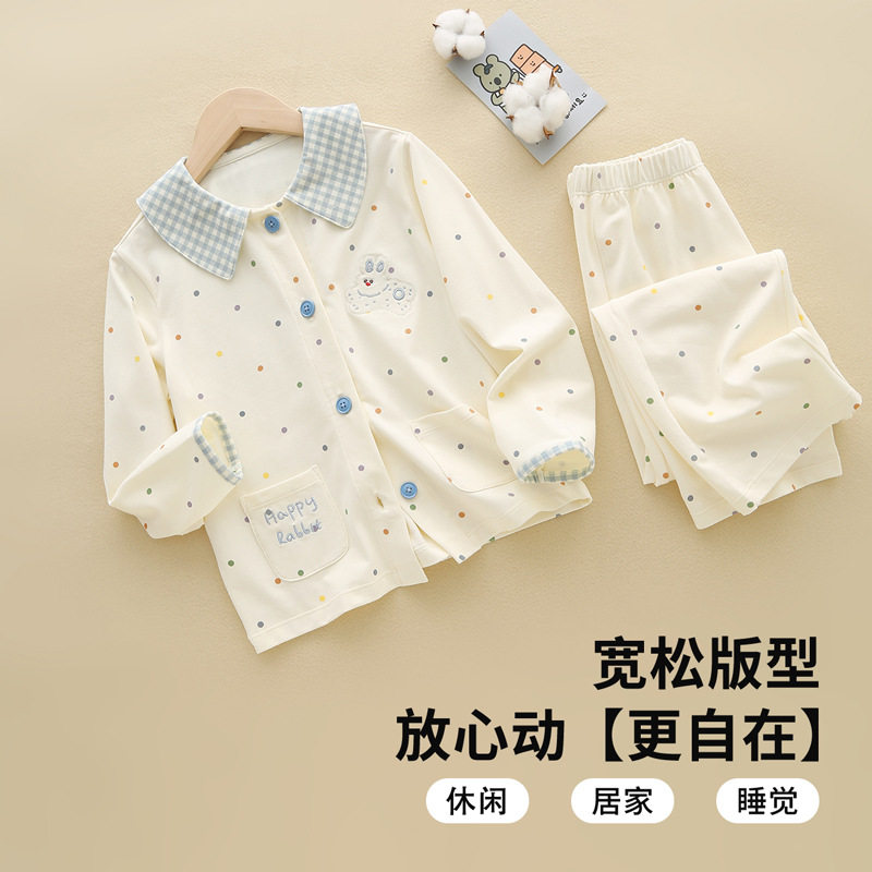 儿童睡衣a类女童家居服纯棉