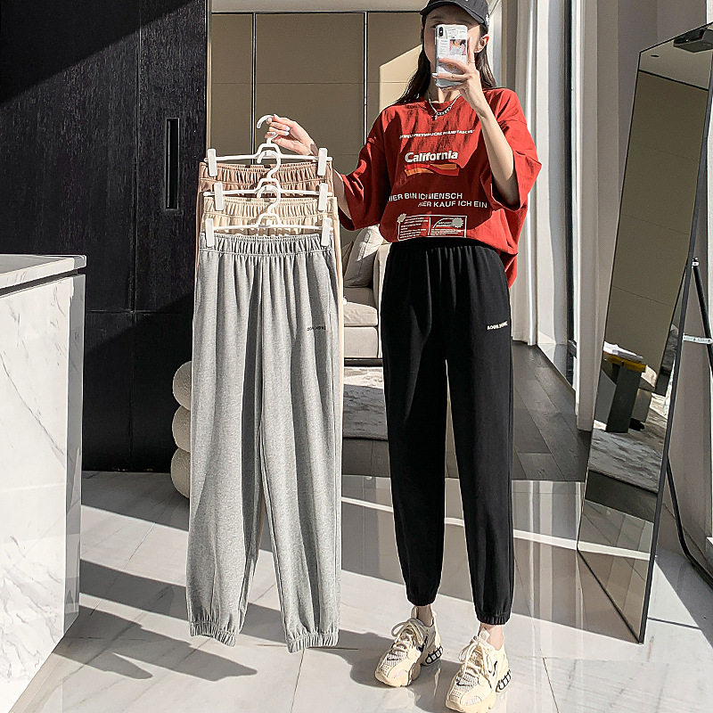 服饰春夏韩版新品宽松束脚裤