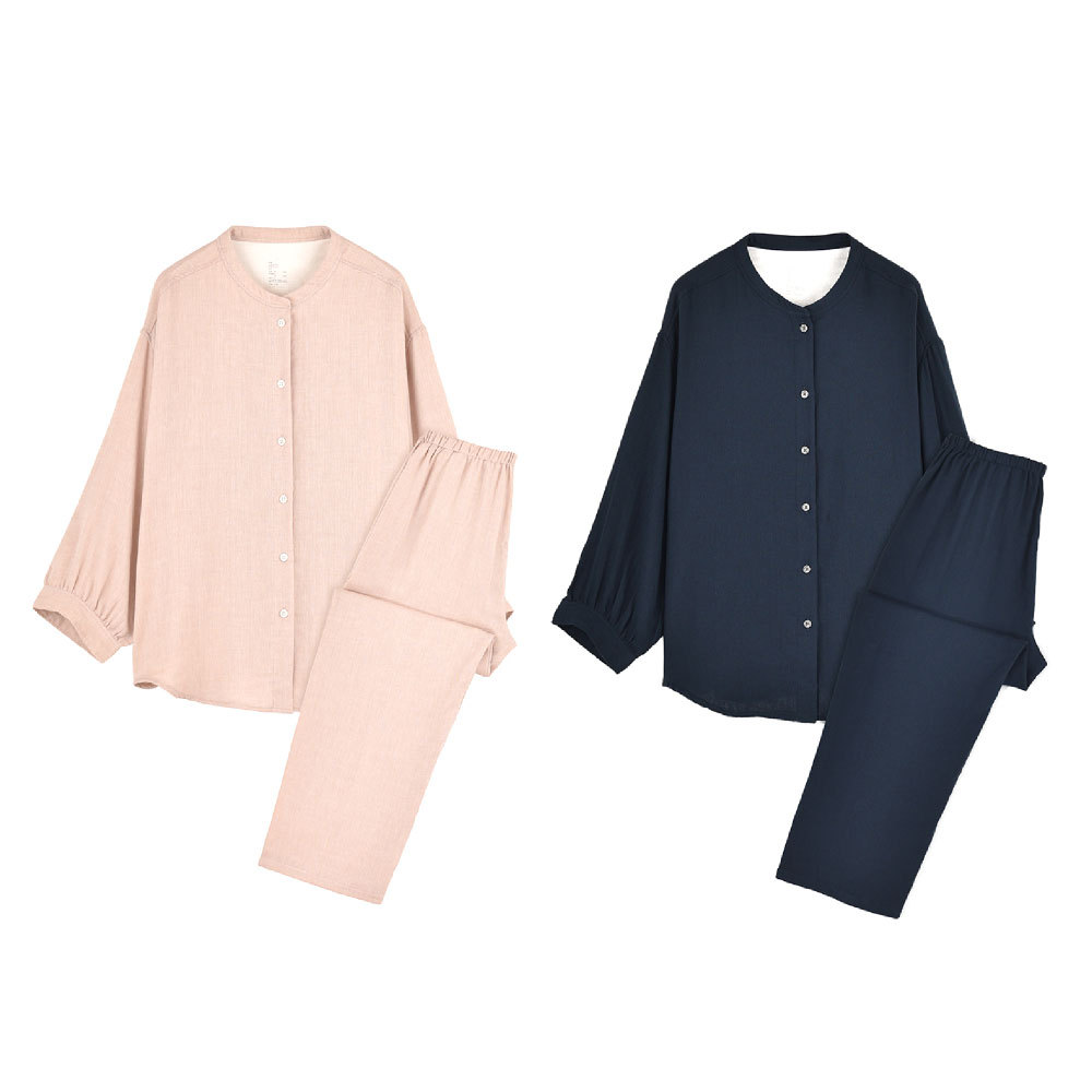 八分袖睡衣纯棉春夏季家居服