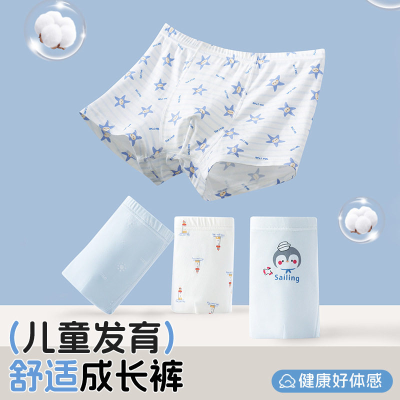 四条装男童内裤莫代尔儿童