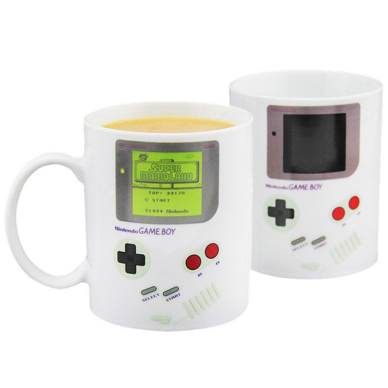任天堂复古游戏机变色杯子陶瓷咖啡马克杯茶水杯GAME BOY生日礼物