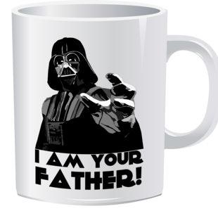 Star Wars黑武士变色杯子Mug陶瓷咖啡马克杯父亲节生日礼物FATHER