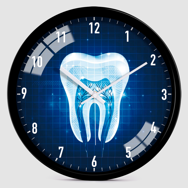 客厅现代医院装饰办公静音时钟表