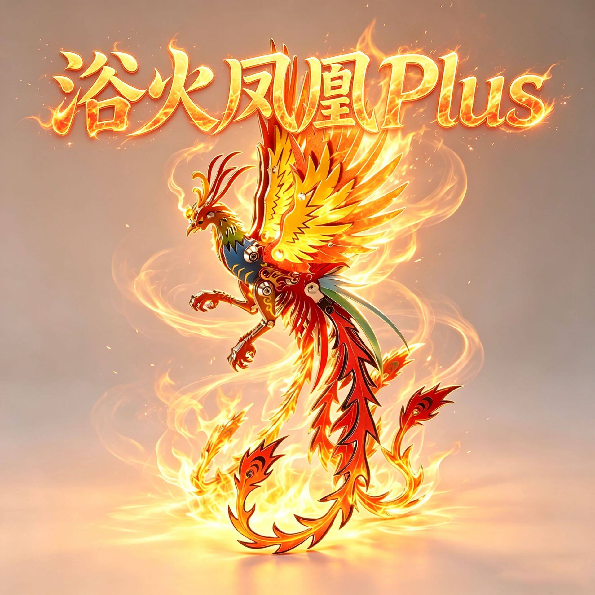 钢魔兽彩色凤凰Plus3d立体拼图金属拼装模型手工diy礼物创意玩具