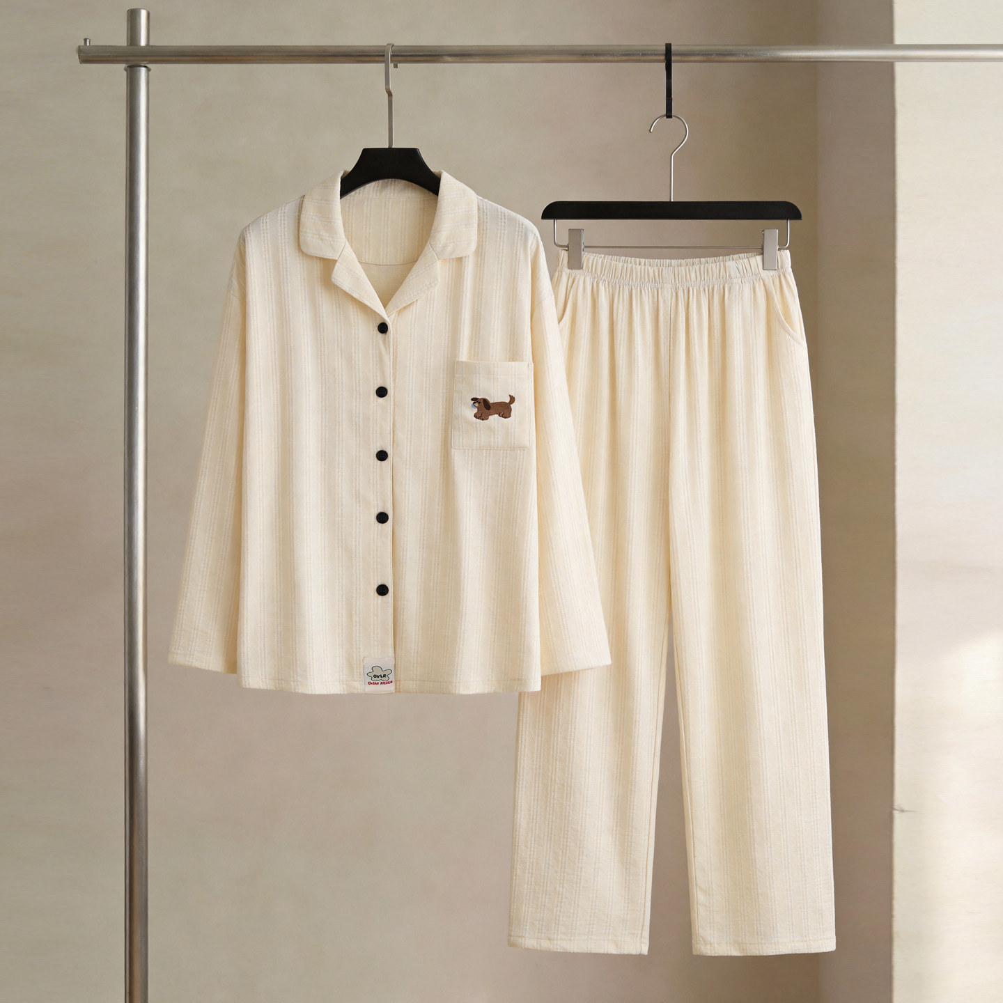 SLEEPTIGHT情侣睡衣春季女款2026新款长袖大学生可爱风男士家居服