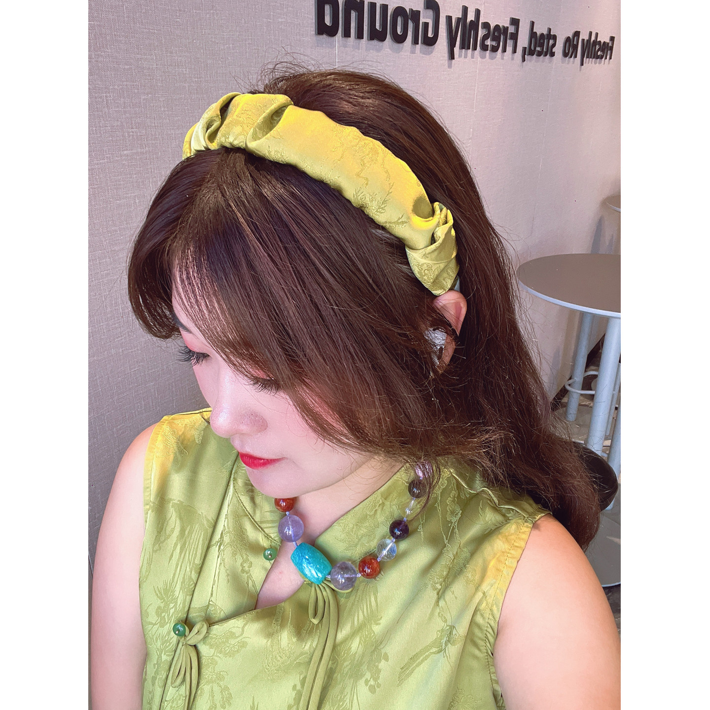 优雅复古民族风褶皱发箍女高级感洗脸头箍压发卡高颅顶发捆发饰潮