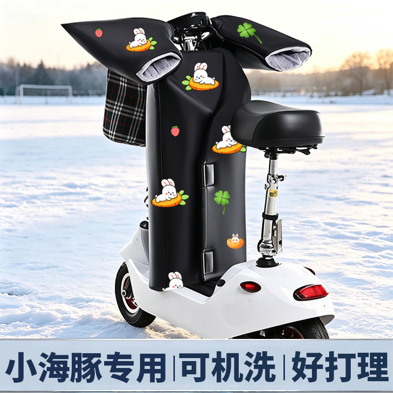加绒加厚迷你电瓶车分体式小海豚