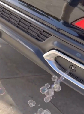 汽车改装吹泡泡机 小牛电动车遥控吐泡热门网红改装后杠扰流板12V