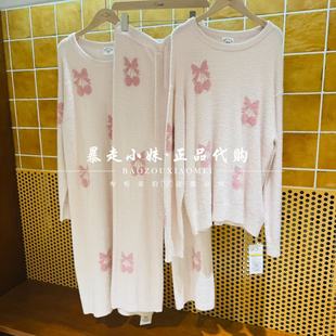 暴走小妹城堡专柜正品25新款甜美蝴蝶结樱桃女保暖家居服睡衣睡裙