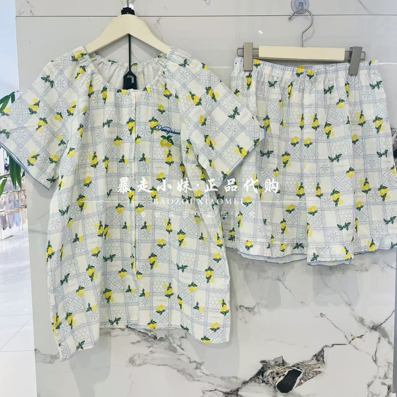 tutuanna花边水果满印家居服睡衣