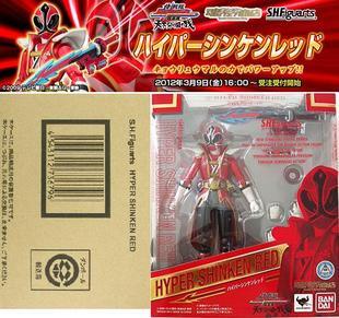 全场特价包邮 侍战队真剑者 HYPER 真剑红 魂限定 SHF 人偶 万代