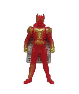 全场特价包邮 假面骑士 KIVA 牙 月骑 软胶 透明红色限定版 万代