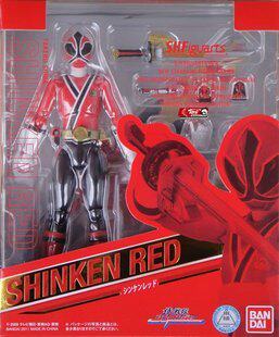 全场特价包邮 侍战队 真剑者 真剑红 可动人偶 正版 shf 万代