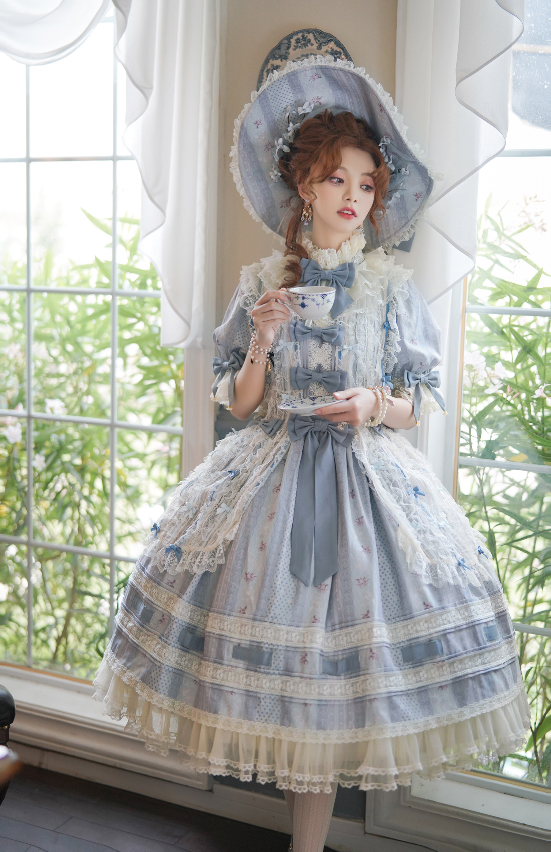 【现货】埃莉诺 时之砂原创lolita洛可可风田园连衣裙优雅洛丽塔