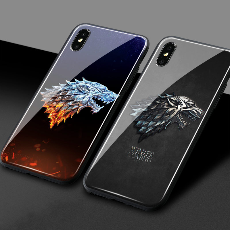 12-02新券权力的游戏史塔克狼家族iPhoneXSMax苹果X玻璃XR/6/7/8Plus手