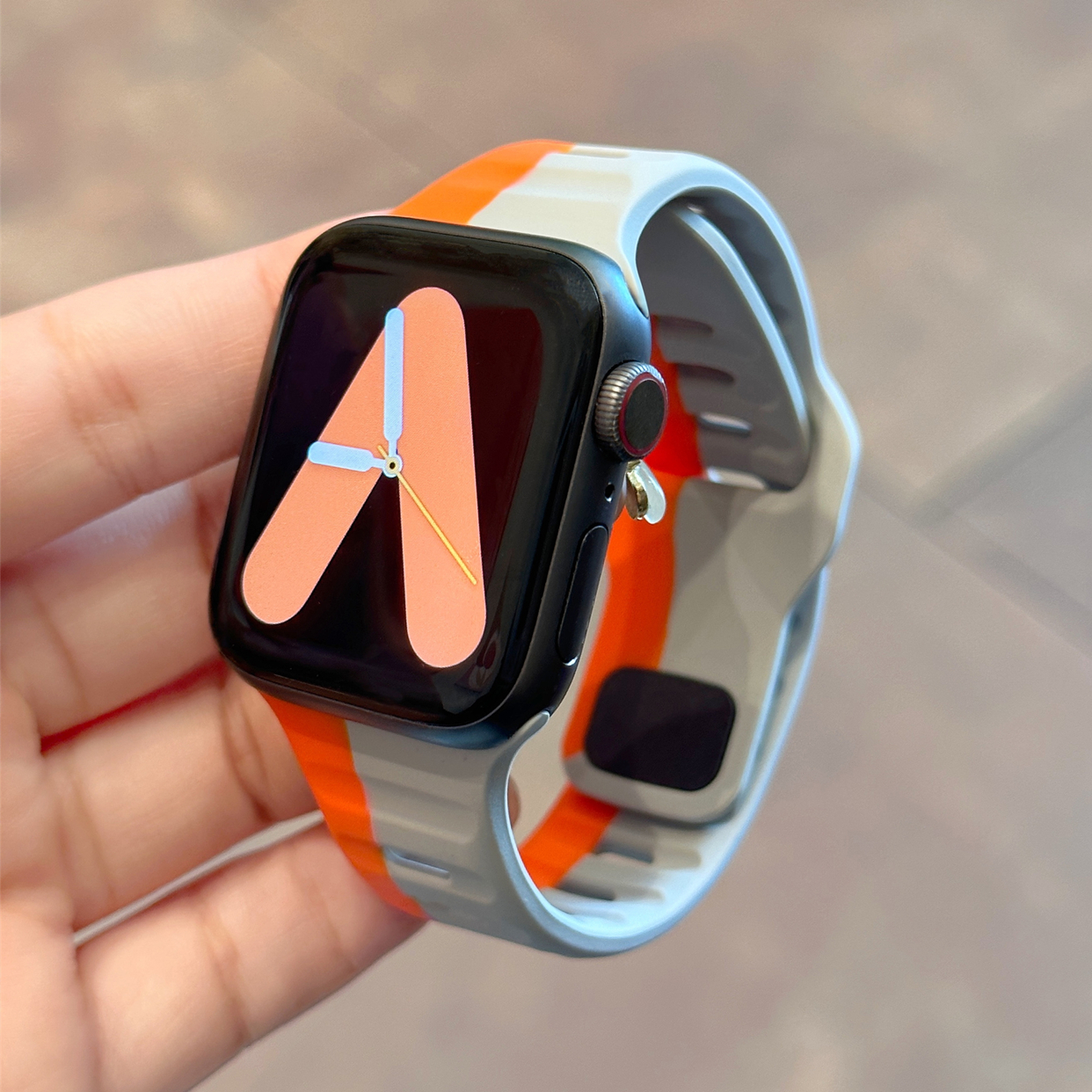 AppleWatch运动硅胶表带防水防汗