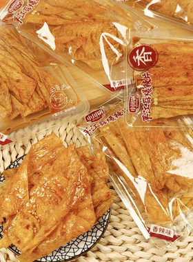 平江特产小川锅大辣片豆皮香辣味