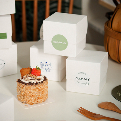蛋糕甜品包装盒四寸五寸盒
