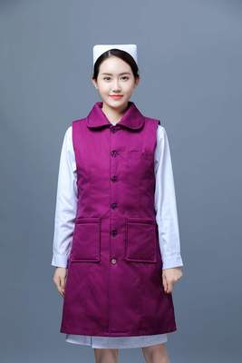 樱花遇羽绒服医生冬装无袖护士服棉衣外套马夹中长款加厚丝绵袄