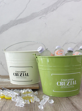 酒吧商用冰桶KTV扎啤饮料啤酒桶户外家用冰块奶茶可乐创意铁桶