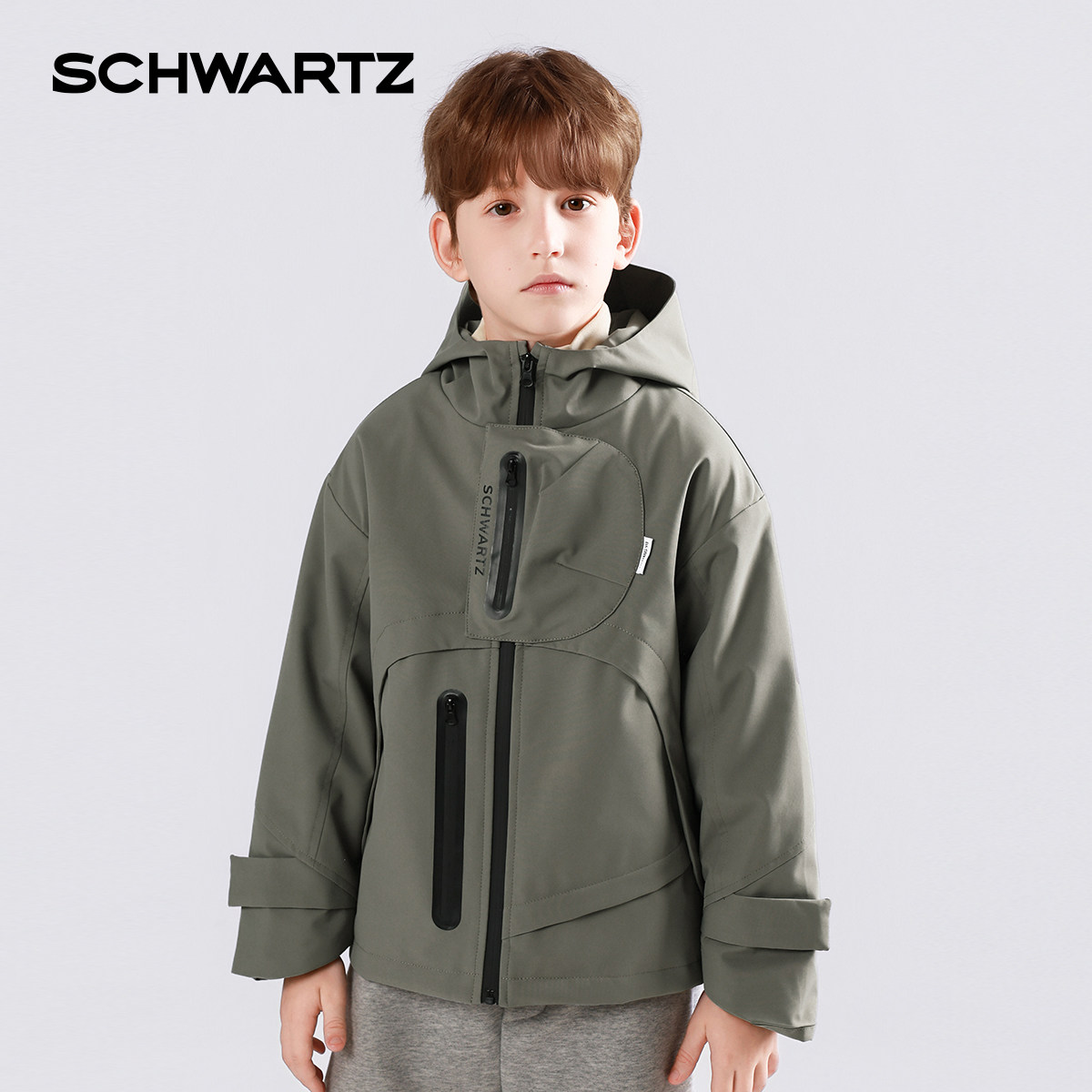 【大美唤粉丝专享】SCHWARTZ中大童加绒外套-M4WT17531JR,童装/婴儿装/亲子装,普通外套,淘宝优惠券,粉丝福利购,淘宝优惠卷