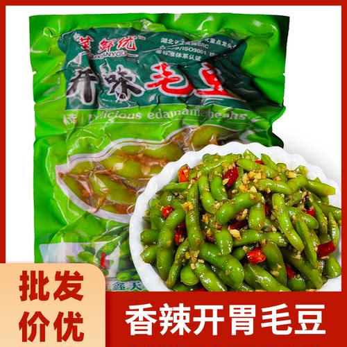 菜鲜优香辣毛豆熟食350g